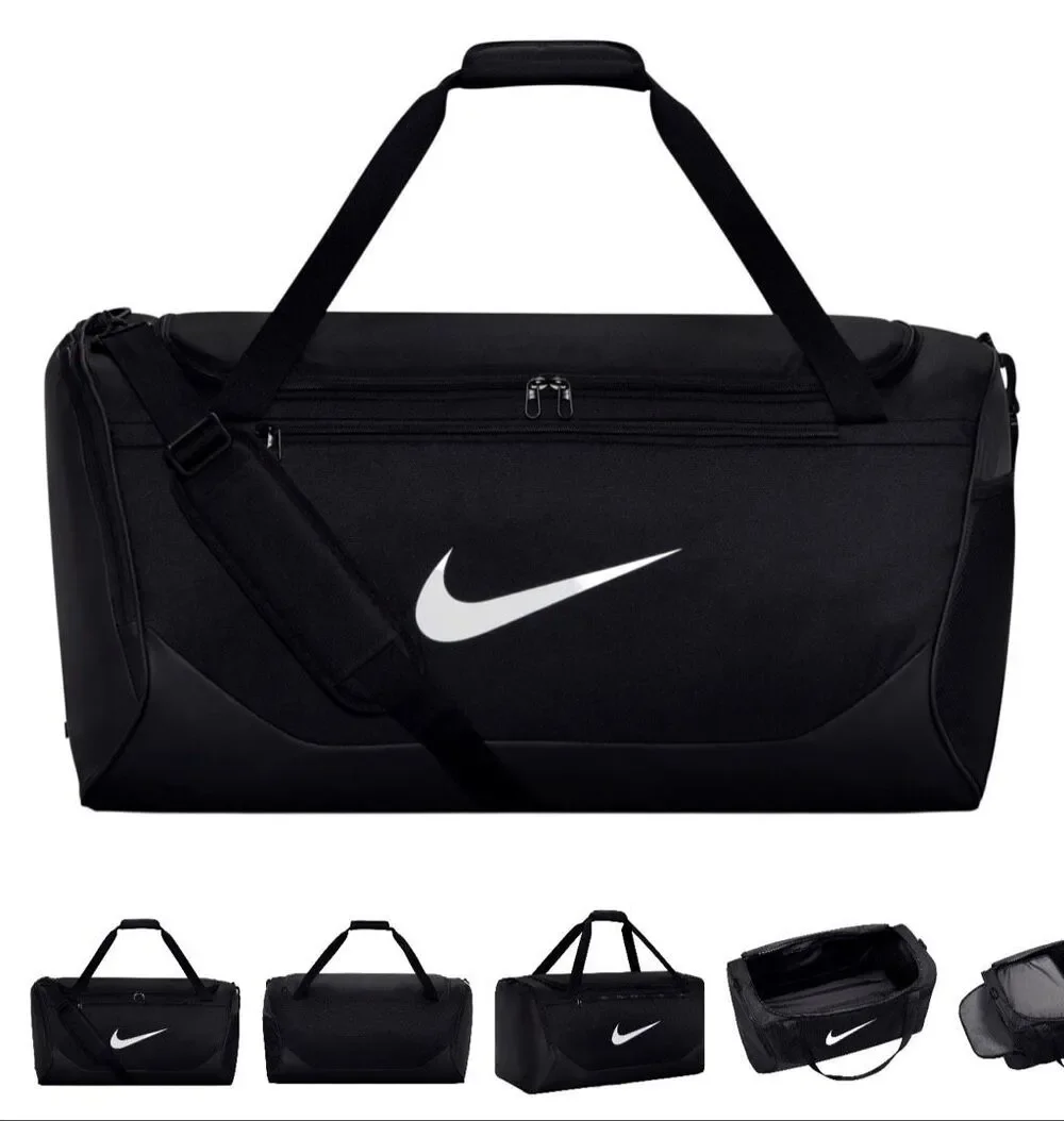 Nike Braslia Training Duffel Bag Small 41L Black / BA5976-010 / 20”H x 10”W x 11